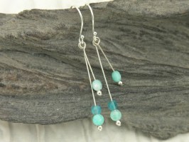 Tranquil Double Drop Coin Earrings