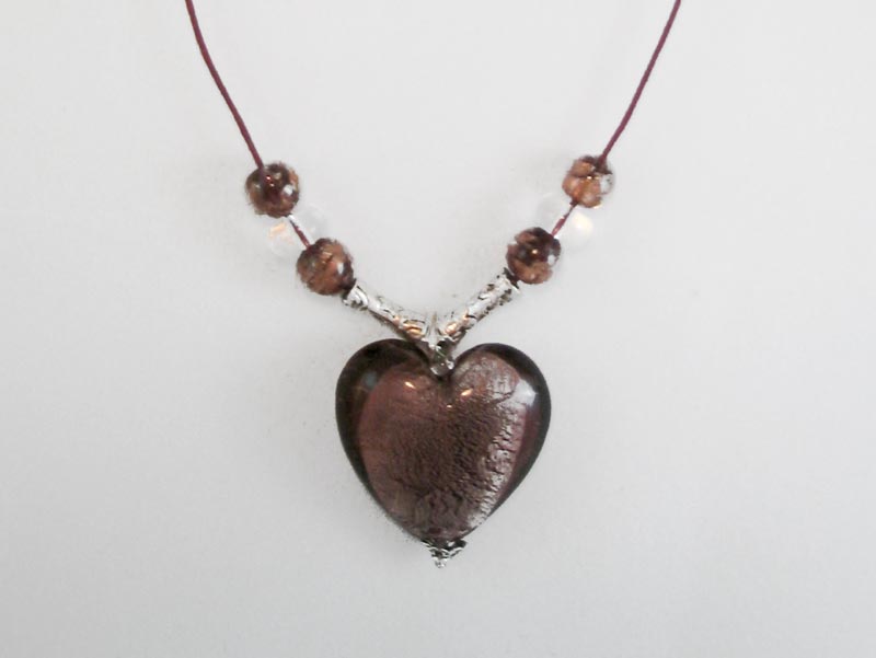 Rose Heart Necklace