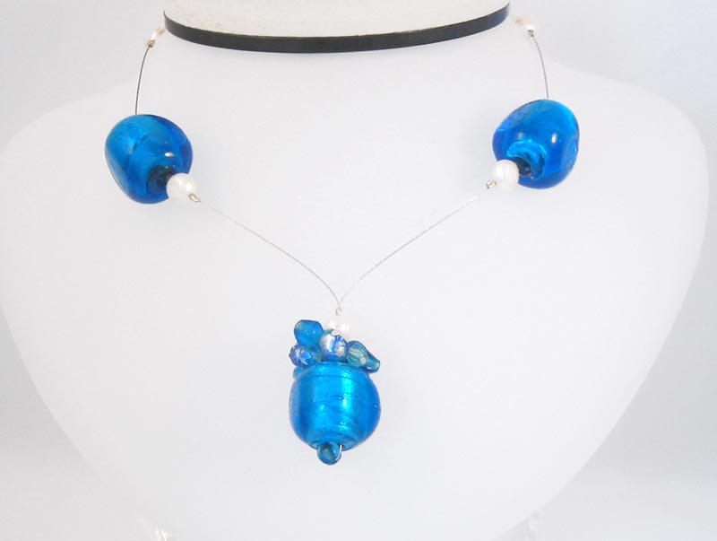 Blue Dazzle Necklace