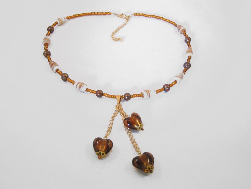 Toffee Swirl Necklace