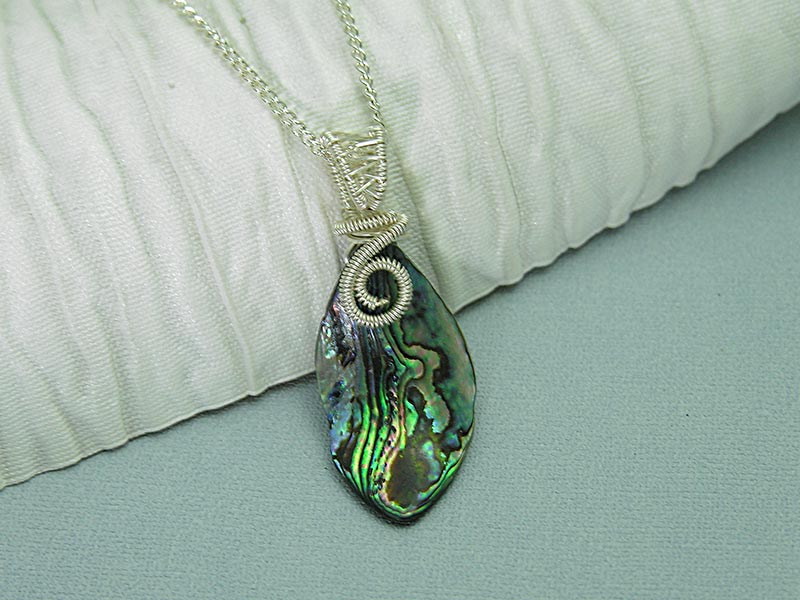 Abalone Marquise Necklace