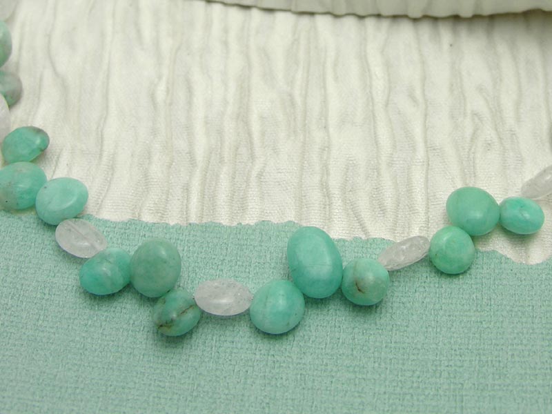 Amazonite Drops Necklace