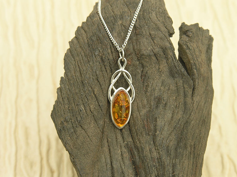 Amber Marquise Necklace