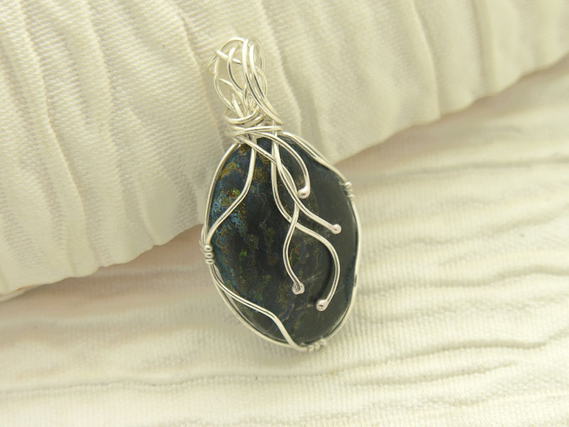Azurite Malachite Pendant
