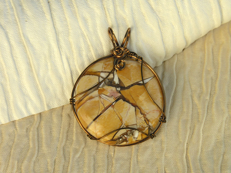 Brecciated Mookaite Pendant