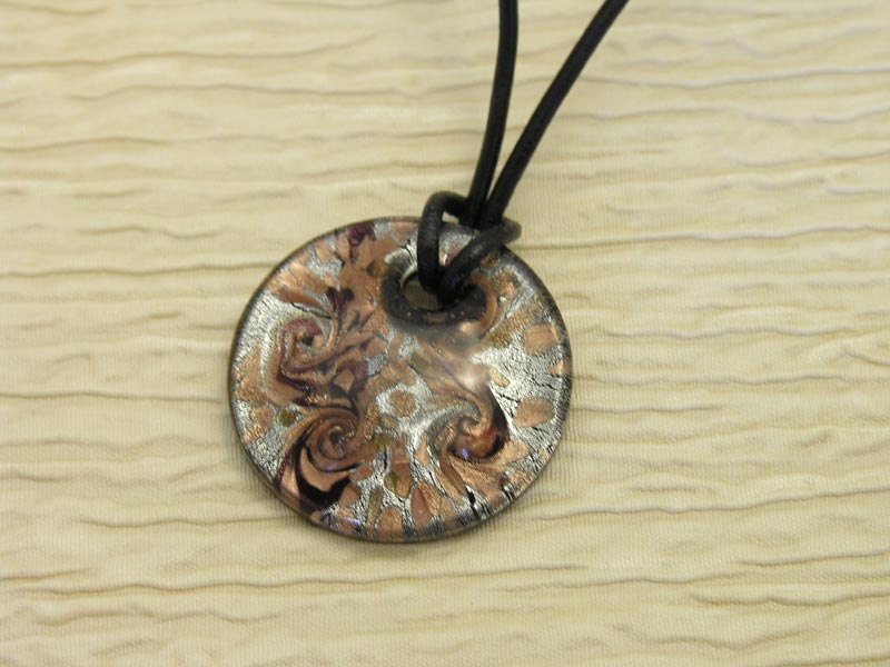Bronze Lustre Drop Necklace
