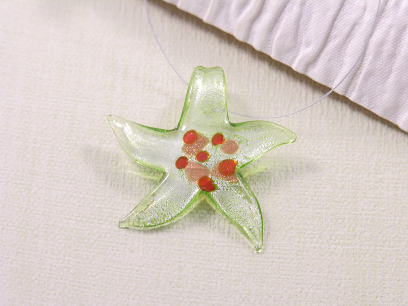 Lime Star Necklace