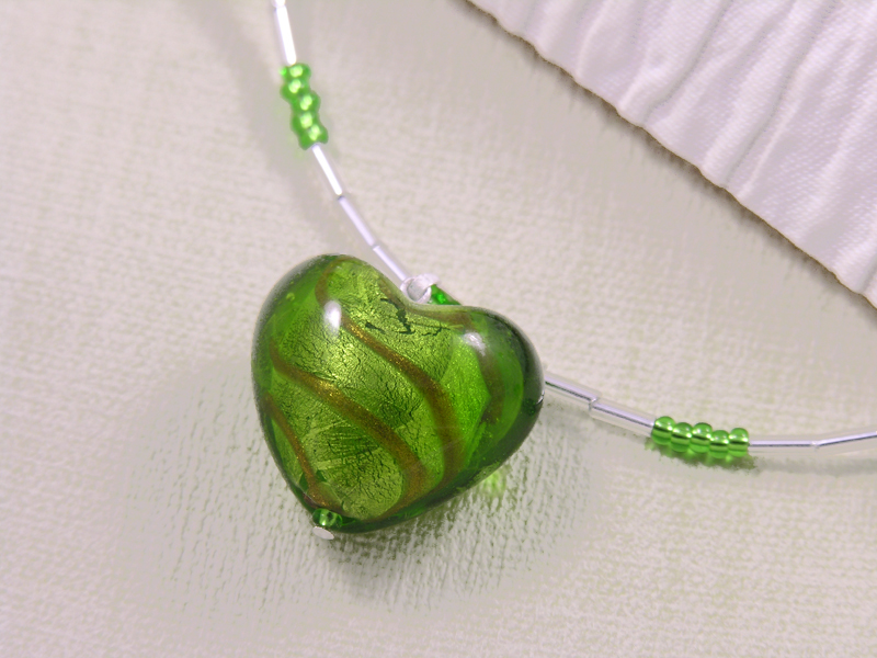 Chocolate Lime Necklace
