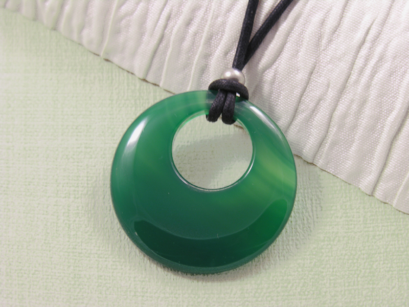 Green Agate Agogo Pendant
