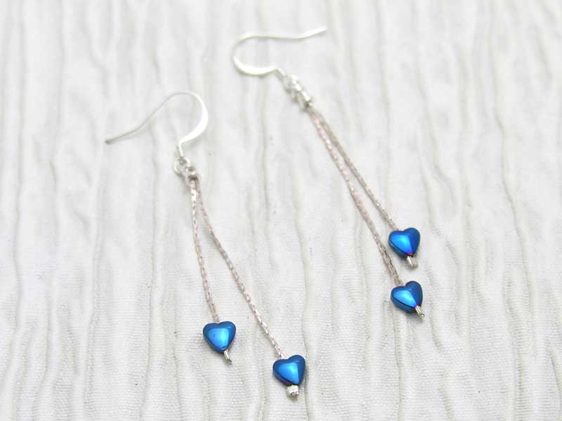 Fallen Heart Silky Earrings