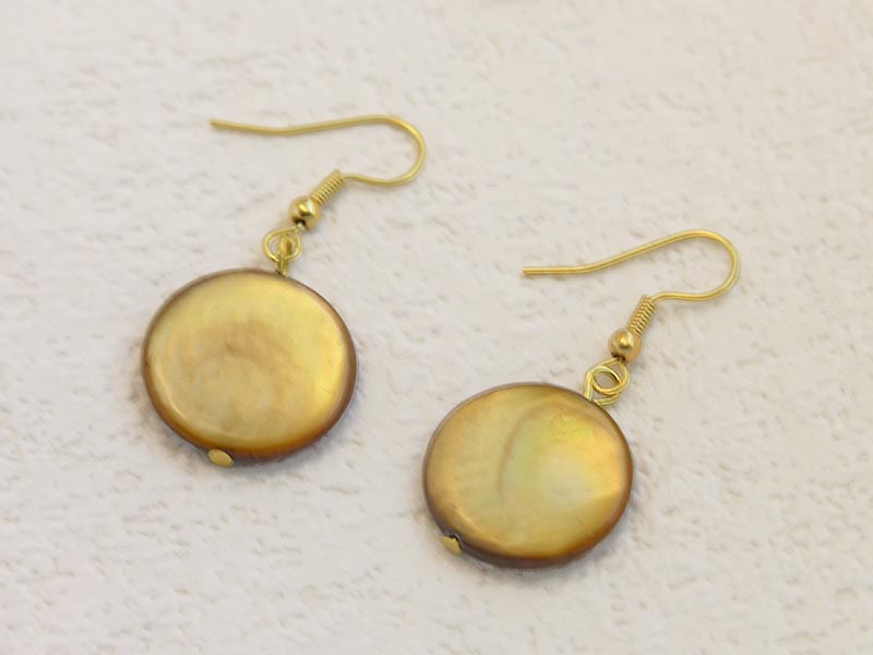 Golden Brown Earrings