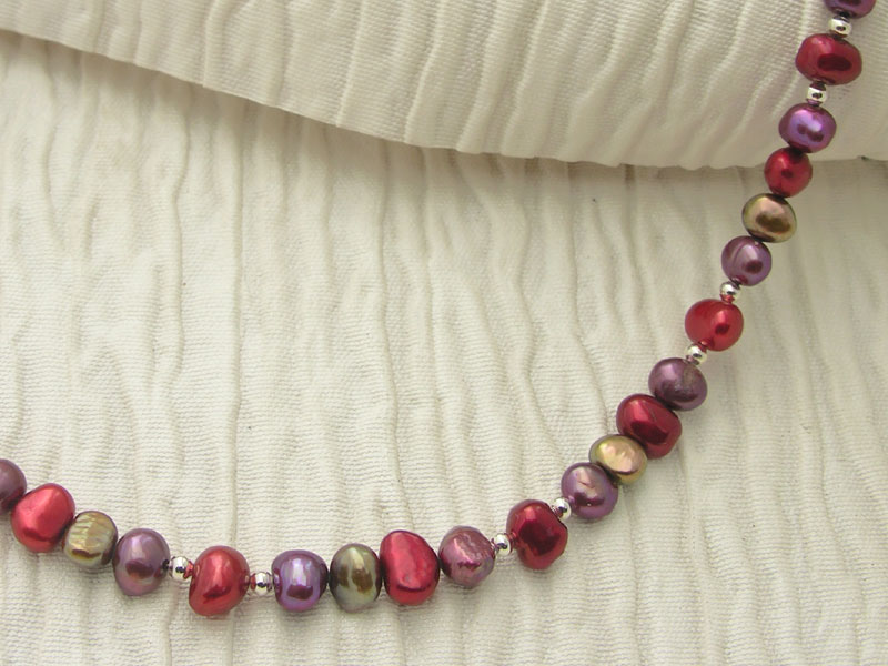 Jewels of Autumn Necklace - Closeup