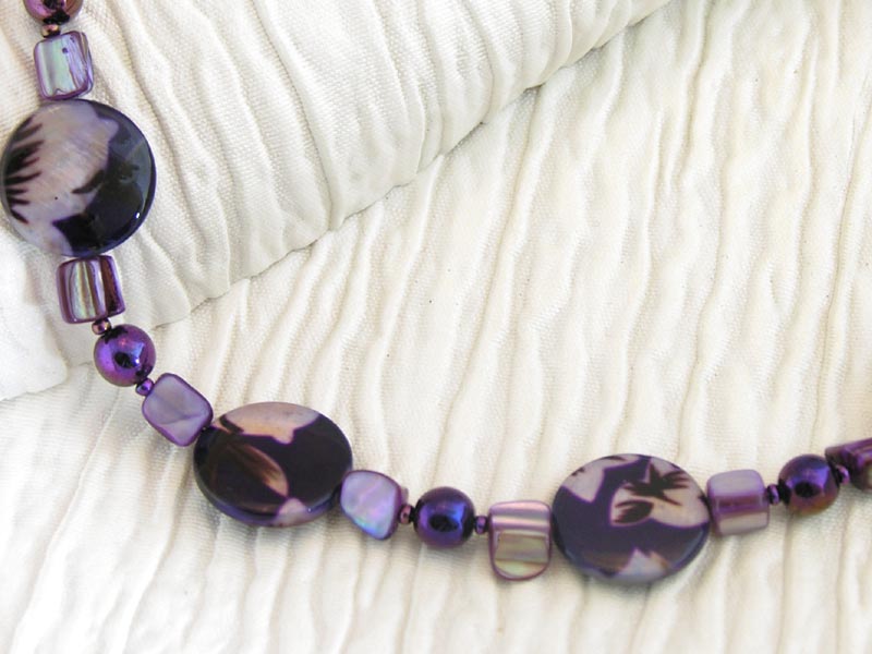 Orchid Moon Necklace