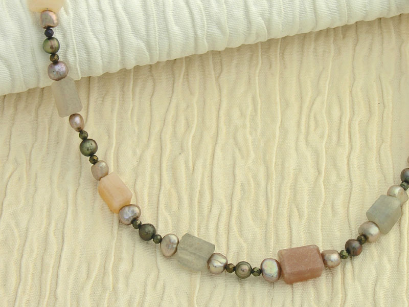 Pearlescent Moon Necklace