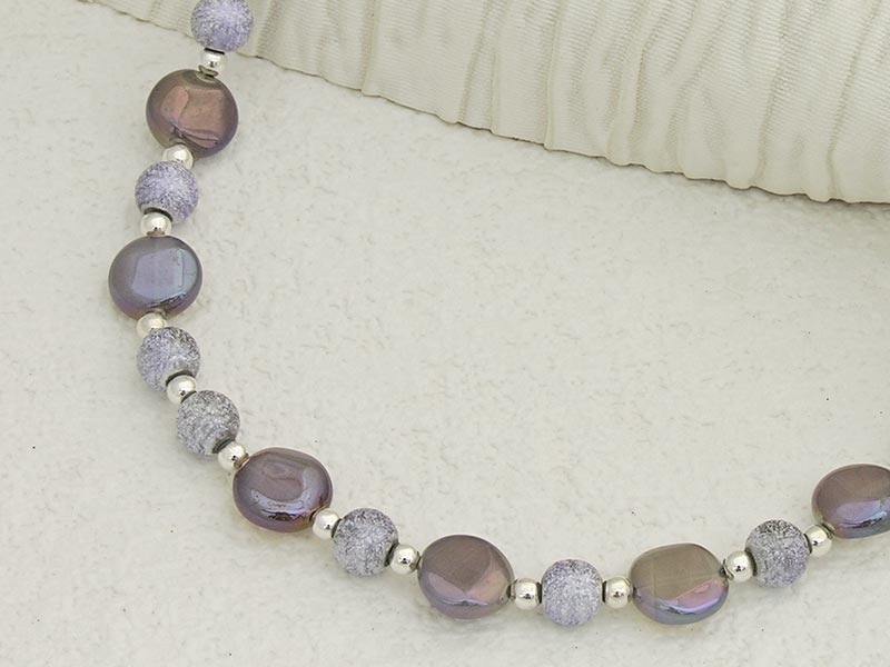Plum Lustre Necklace
