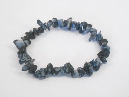 Gem Bracelet Snowflake Obsidian