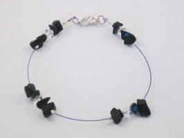 Crystal Gem Bracelet Midnight Blue