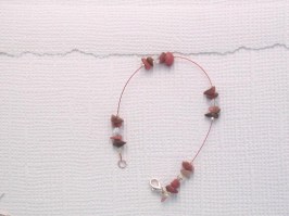 Crystal Gem Bracelet Rhodonite
