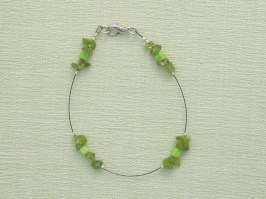 Crystal Gem Bracelet Peridot