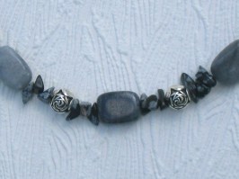 Steely Grey Necklace