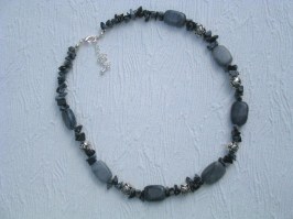 Steely Grey Necklace