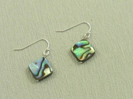 Abalone Drop Earrings