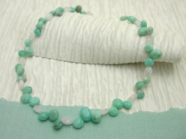 Amazonite Drops Necklace