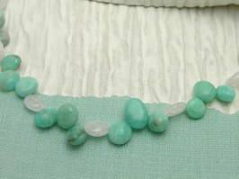 Amazonite Drops Necklace