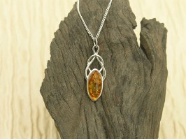 Amber Marquise Necklace