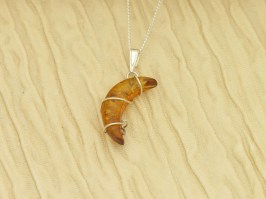 Amber Moon Necklace