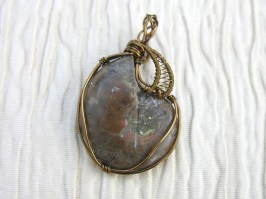Ammonite Pendant Bronze