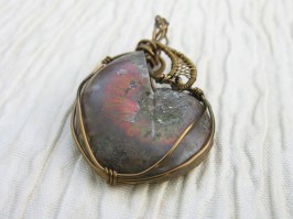 Ammonite Pendant Bronze.3