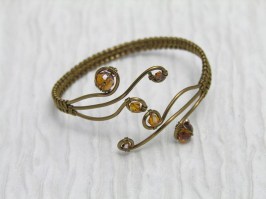 Antique Bronze Sparkle Bangle