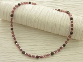 Antique Rose Necklace 