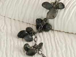 Black Crackled Agate Bracelet