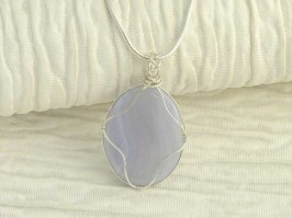 Blue Lace Pendant 