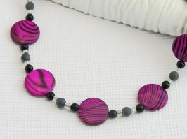 Cerise Swirl Necklace