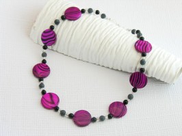 Cerise Swirl Necklace