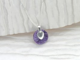 Charoite Pendant - Back