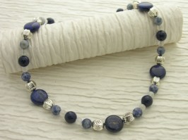 China Blue Moonstone Necklace