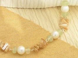 Creme Caramel Necklace