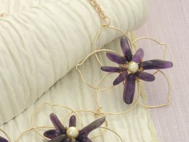 Daisy Chain Amethyst Necklace