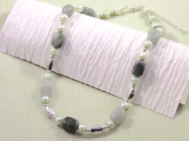 Soft Green Moss Necklace