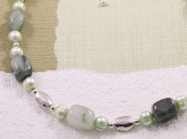 Soft Green Moss Necklace