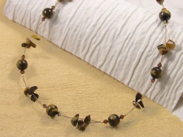 Golden Eye Necklace