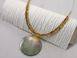 Black Lip Necklace