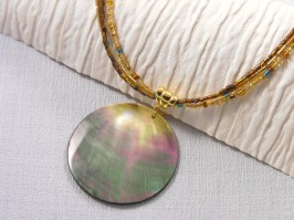 Black Lip Necklace