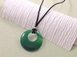 Green Agate Agogo Pendant