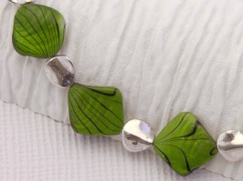 Crisp Lime Slice Necklace