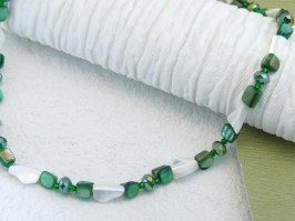 Emerald Shimmer A Shine Necklace